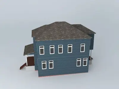 Bungalow house Free 3D model