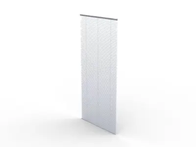 Aluminum shutters 3D model