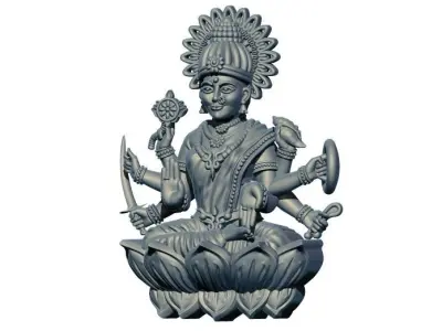 Laxmi Ji 3D Model - 1 3D print model