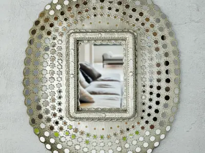 Peacock Mirrors Collection 3D Model Pack