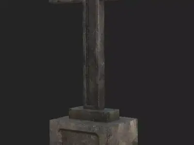 grave 3D model purchase