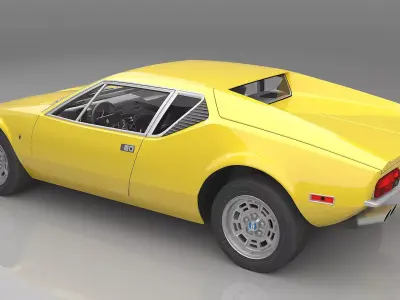1971 De Tomaso Pantera 3D model