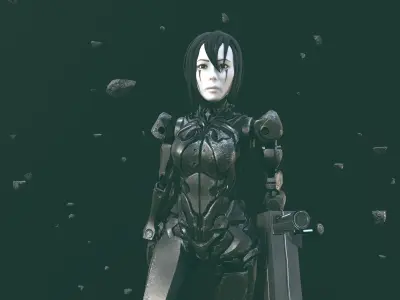 Sanakan Low-poly 3D model