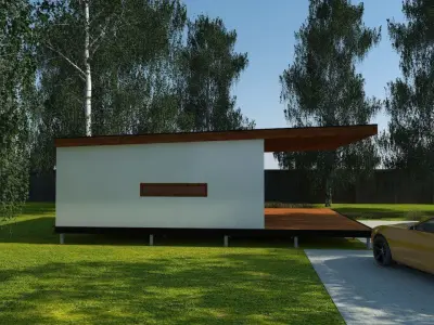 Modular  house  3D model  3D model