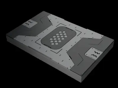 sci fi panels kit vol2 3D model