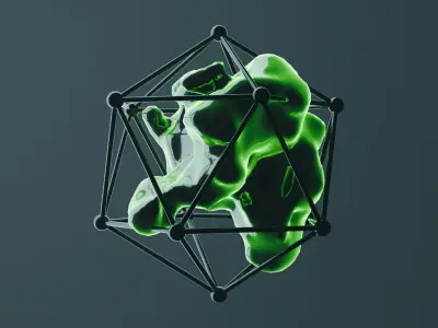 Living Parasite Animation 3D model