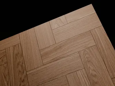 Procedural Oak Herringbone Texture