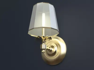 wall lamp simple classic light  3D model