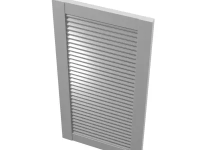 louver window persiana blind low poly Low-poly 3D model
