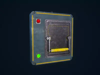 Power Switch Low-poly 3D model