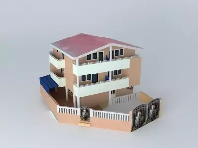 Apartments Milka 3D model