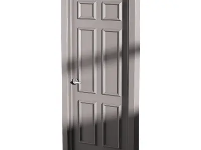 Modern entrance door 87 3D model