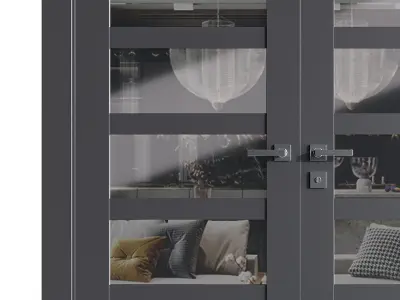 Modern entrance door 73 3D model