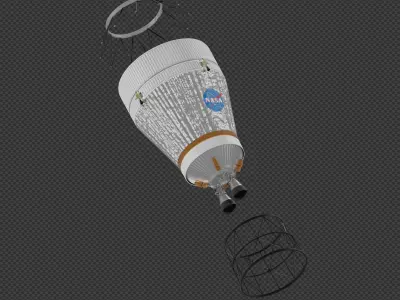 NASA Cryogenic Propulsion Stage 3D model