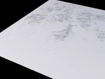 Faridabad India City Landscape 3D Model 3D model