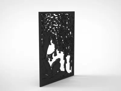 WALL FRAME ART 3D print model