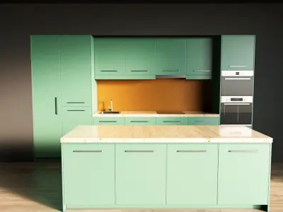 67-Kitchen7 matte 6 3D model
