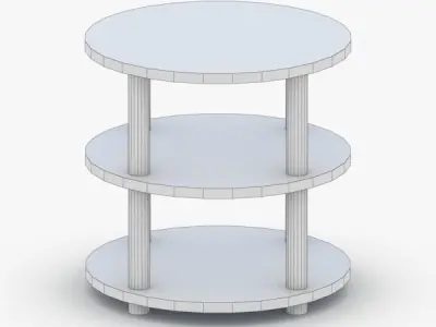 0406 - Coffee Table Low-poly 3D model