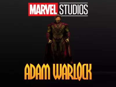 Adam Warlock Low-poly 3D model