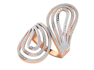  Women Ring Render 3dm STL MTL SLC JCD OBJ FBX Details 3D print model 22