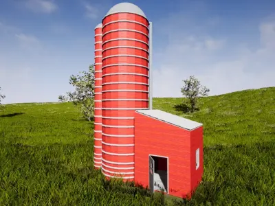Farm Pack Low-poly 3D model