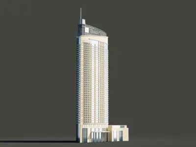 The Address Dubai Mall - Dubai 3D model