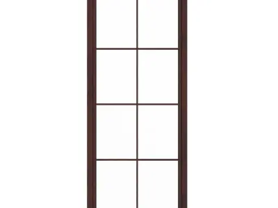 Wooden Window 12 3D model