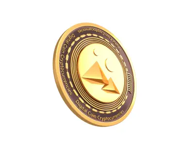 Decentraland Coin v3 003 3D model