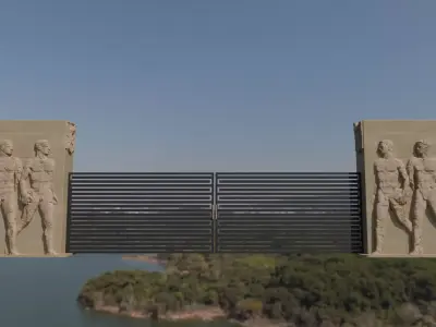 Berlin eagle WW2 Olympic gate Adler Mega rare  3D model