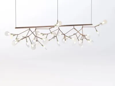 Moooi Heracleum Endless Suspension Lamp 3D model
