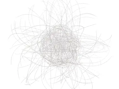 Abstract Sphere Line v1 002 3D model