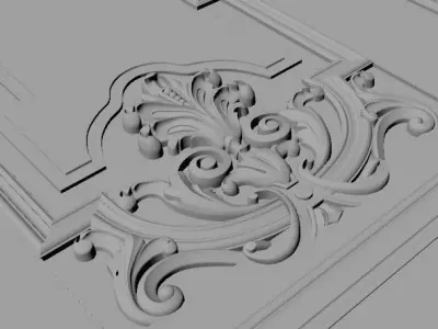 DOOR High quality 3d models for processing on a cnc machine STL 3D model