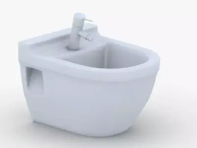 1552 - Toilet Low-poly 3D model
