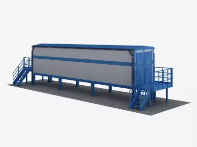 Transformer electrical substation Switchboard 3D model