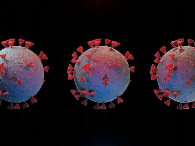 Coronavirus Covid19 with LODs Free 3D model