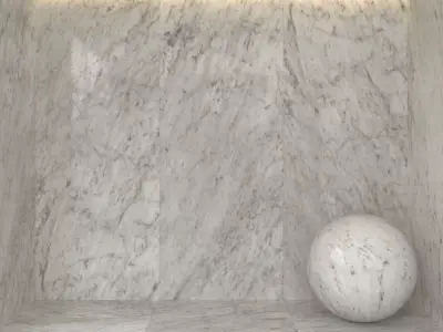 bianco venatino gioia marble 3D model