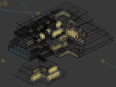 Future World - Residential Area 01 3D model