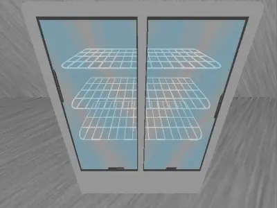 Fridge Low-poly 3D model