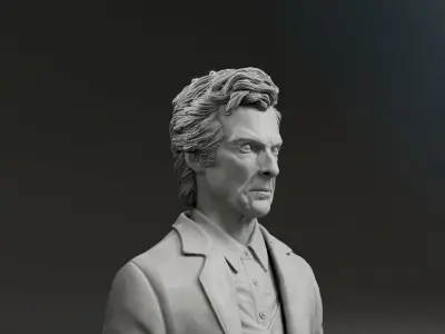 Peter Capaldi - 12th Doctor - Doctor Who 3D print model