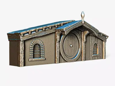 Hobbit House Facade 3 RoZ 3D print model
