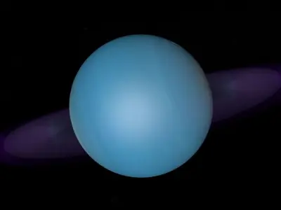 Uranus planet 3D model