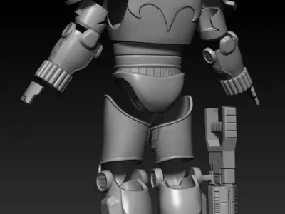 Durge Armor One12 Scale Figure Custom 3D files 3D print model