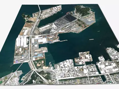  Bannosucho Sakaide Kagawa Japan 3D model