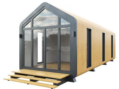 Barn House 08 3D model