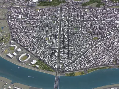 Pohang Low-poly 3D model purchase