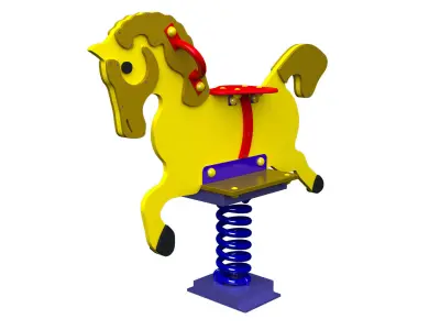 Children swing Horse 3D model