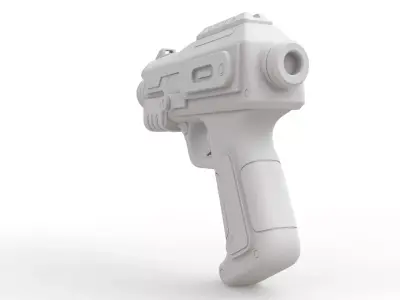 Futuristic Weapon 3D Print Model 3D print model