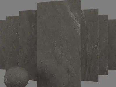 Stone Set Tierra Black 60x120 Set 3 Texture