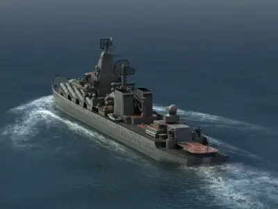  Slava Class Cruiser 