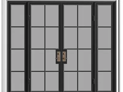 Entrance Outdoor modern street Front Doors 3D model